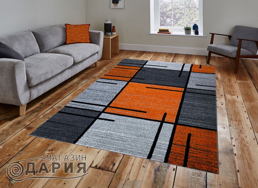 Тъкан килим MAGNOLIA 704 l.grey/orange